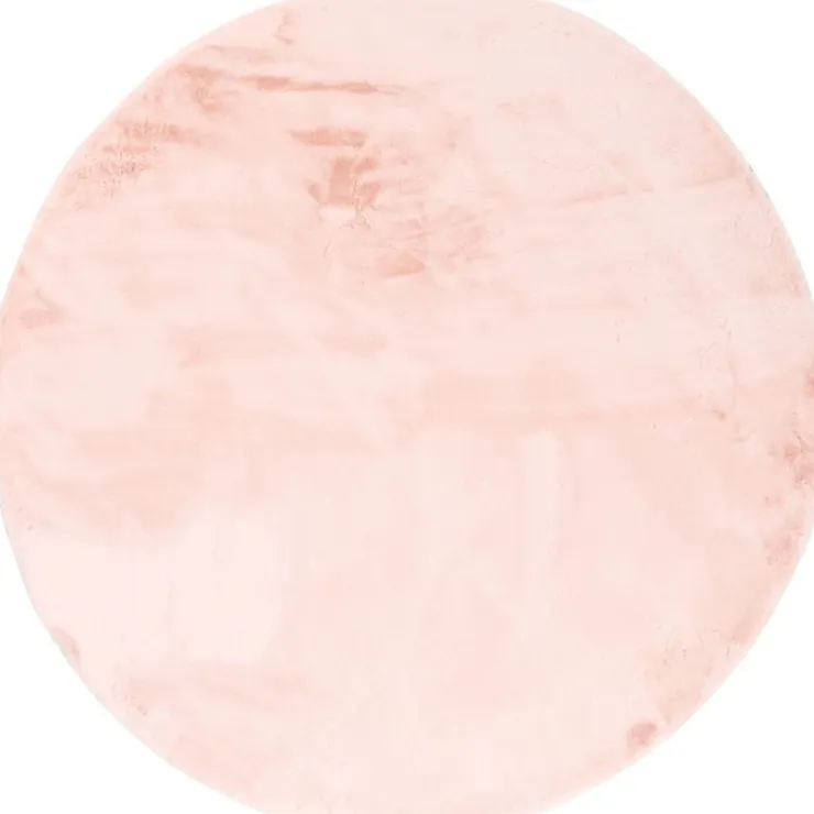 Trendhopper Vloerkleed Perry roze 120 rond^ Vloerkleden