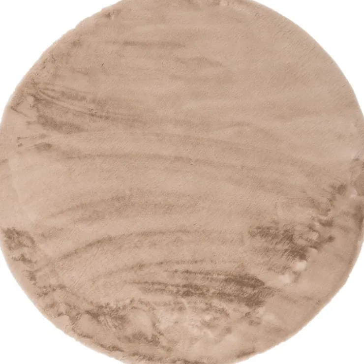 Trendhopper Vloerkleed Perry taupe 120 rond^ Vloerkleden