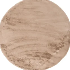 Trendhopper Vloerkleed Perry taupe 160 rond^ Vloerkleden