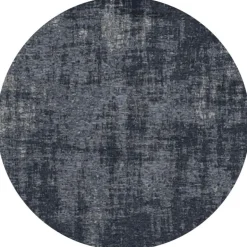 Trendhopper Vloerkleed Rovinj rond donkerblauw 35^ Vloerkleden