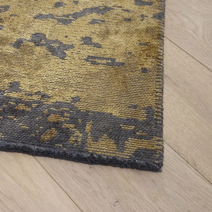 Trendhopper Vloerkleed Russel okergeel 200x290^ Vloerkleden