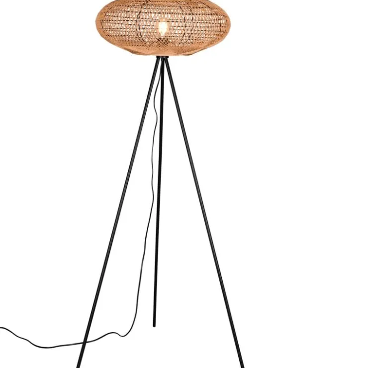 Trendhopper Vloerlamp Hedda mat zwart Excl. 1 x E27 4W^ Vloerlampen