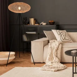 Trendhopper Vloerlamp Hedda mat zwart Excl. 1 x E27 4W^ Vloerlampen
