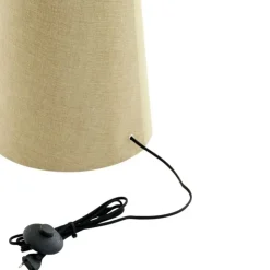 Trendhopper Vloerlamp Micky Linnen Olijfgroen^ Vloerlampen