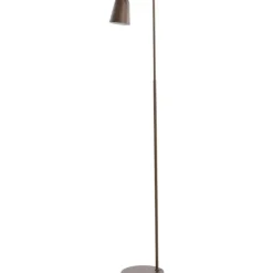 Trendhopper Vloerlamp Selamo houtprint Donkerbruin^ Vloerlampen