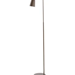 Trendhopper Vloerlamp Selamo houtprint Donkerbruin^ Vloerlampen