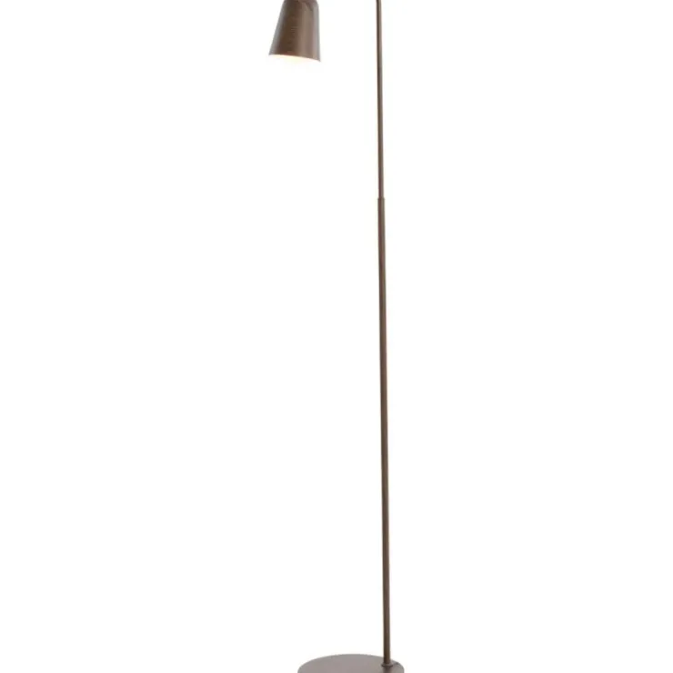 Trendhopper Vloerlamp Selamo houtprint Donkerbruin^ Vloerlampen