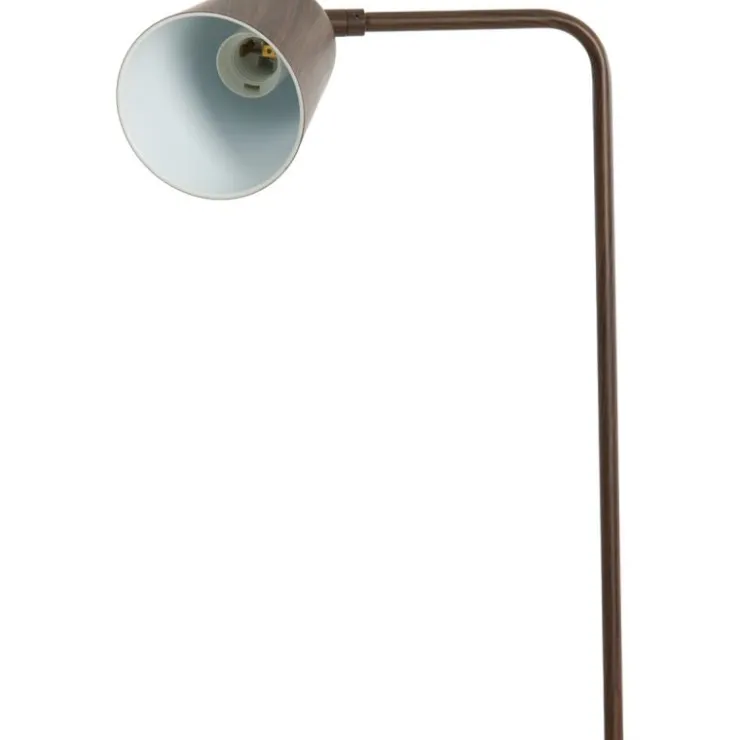 Trendhopper Vloerlamp Selamo houtprint Donkerbruin^ Vloerlampen