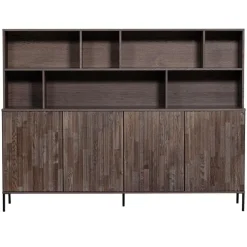 Trendhopper Wandkast Gravure New Essen Espresso^ Opbergkasten