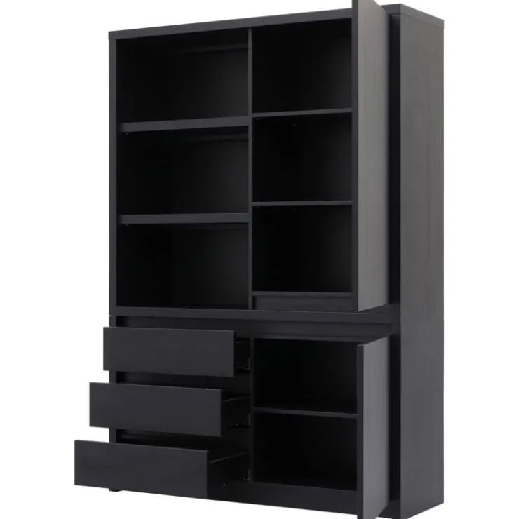 Trendhopper Wandkast Marone 2drs/3la/3open vak^ Opbergkasten