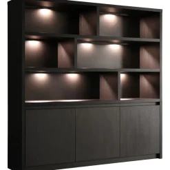 Trendhopper Wandkast Marone 3drs/6open vak^ Opbergkasten