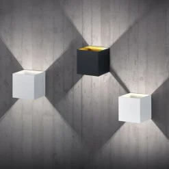 Trendhopper Wandlamp Louis zwart^ Wandlampen